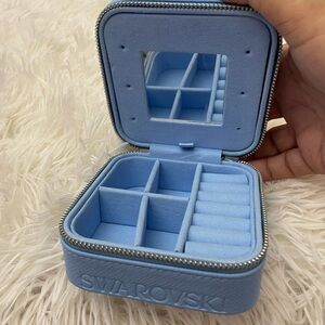 Swarovski Powder Blue Compact Jewelry Organizer